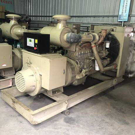 8成新350kw二手康明斯发电机组 工厂应急备用二手350kw柴油发电机