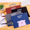 GZ Korean Creative Meng Meng A4 Oxford Bula Chain Bag cute cartoon animal A5 learning supplies storage file bag