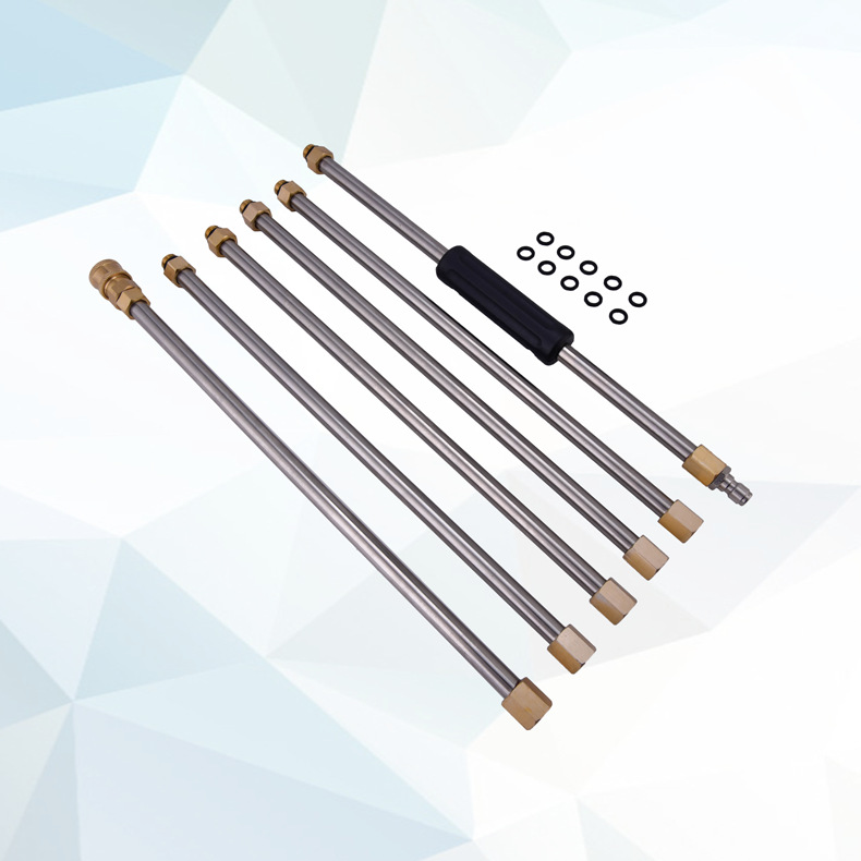 高压洗车水枪头延长杆加长杆 空调清洗机配件 高压清洗机不锈钢杆