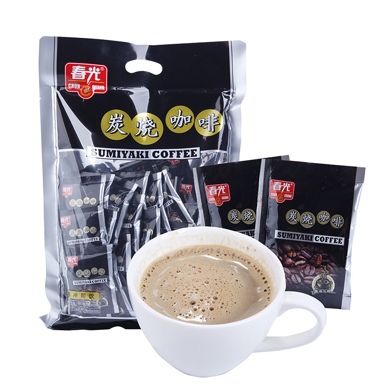 Hainan specialty brewing new flavor spring light charcoal coffee bag 817G (19g * 43 pack)