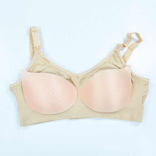 New seamless nursing bra, maternity nursing bra, comfortable, wire-free front buckle, large size push-up