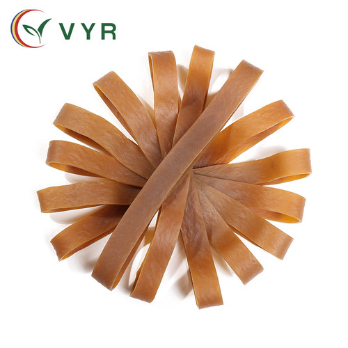 Vietnam-Viet-Italy VYR400*15 Natural Color Rubber Bands, Thickened & Widened Round Rubber Circles, Cowhide Elastic Strings