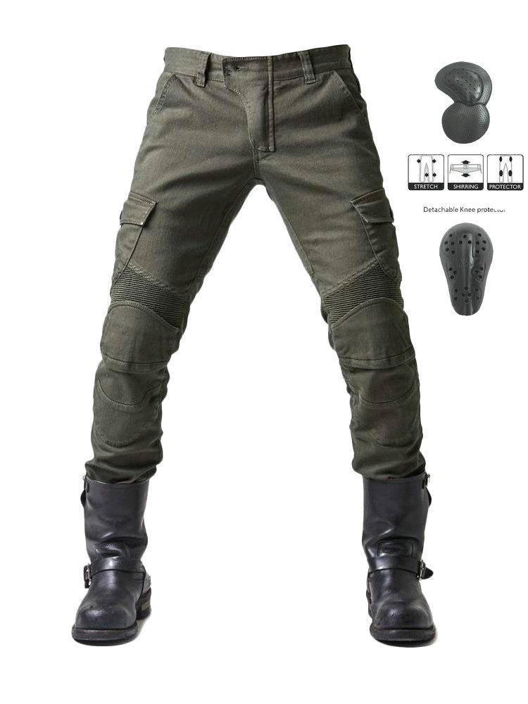 Amazon WISH AliExpress EBAY al por mayor de la motocicleta pantalones vaqueros de la motocicleta stretch Racing