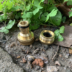 All-copper 4-in-1, 6-in-1 two-in-one standard connection for washing machine water pipes, faucets, nipple connectors, quick connectors, car washing, watering plants