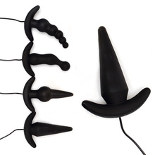 阿芙拉新款男女 G点 震动后庭塞 电动拉珠震动肛塞 成人情趣用品