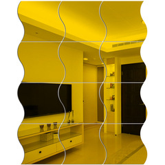 亞克力家居裝飾 曲鏡  廠家直銷 鏡面 牆貼 3d立體 自粘 無毒環保