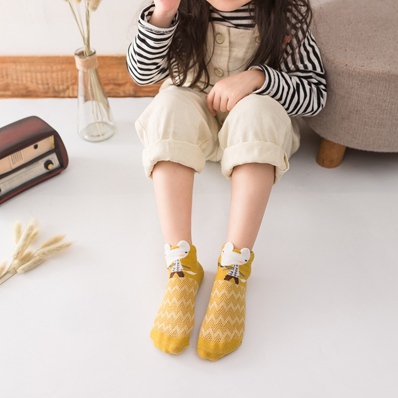 children Socks Spring and summer Webs Baby Socks Children's Socks Medium hose Invisible boat socks Children's socks wholesale