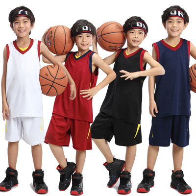 2019 new pattern QS Light board motion Jersey customized Men's Children's clothing Basketball clothes suit children Bodybuilding train clothing