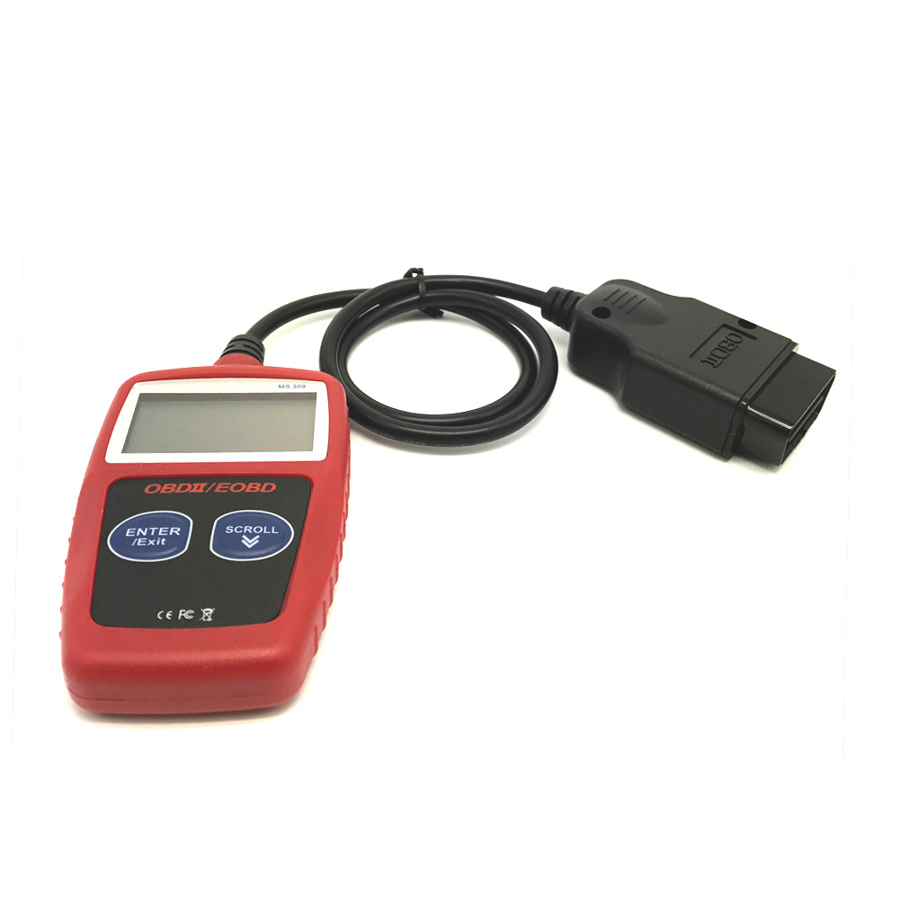 MS309 OBD2 Reader Display