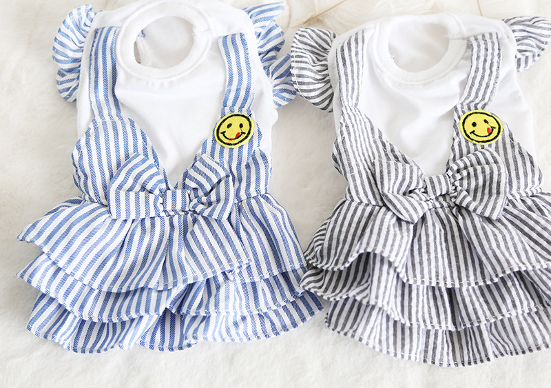 笑脸背带蛋糕裙