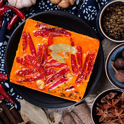 Chongqing hot pot seasoning 520g Butter Palestinian child Hot Pot Seasoning Spicy Hot Pot Chuanchuan Condiments