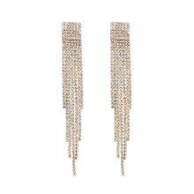 6g Weight No Inlaid Inlay Material Earrings Classification Wedding, Travel Occasion Metal Material Star Pattern Women'S Gender Plating Design Gold, Silver Color Hot-selling Fashion New Beautiful Fairy Five-pointed Star Tassels Earrings 7
