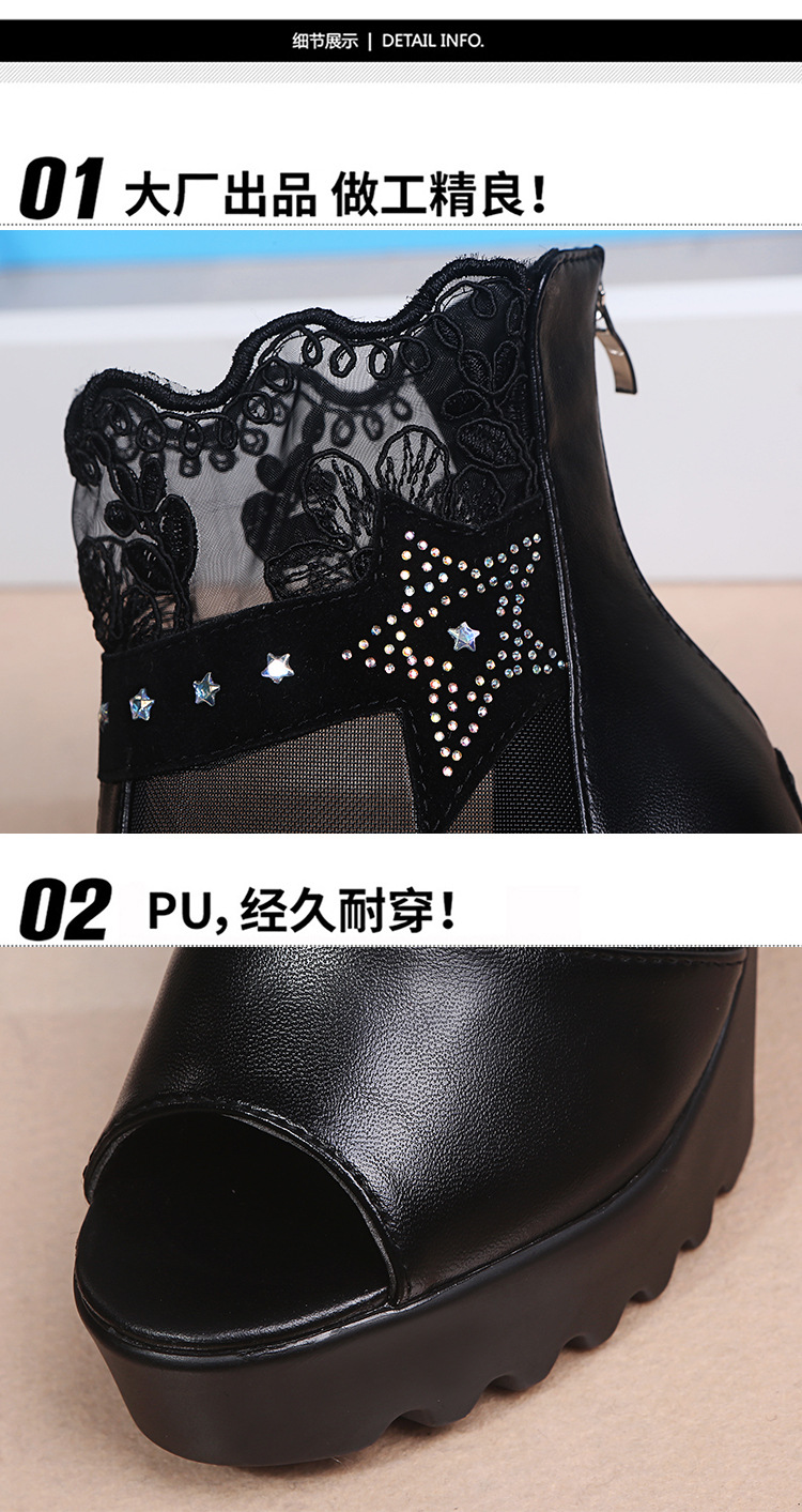 Chaussures été pour femme en Caoutchouc - Ref 3346605 Image 10