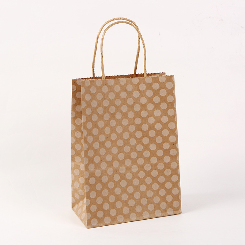 Retro Polka Dots Paper Gift Bags display picture 3