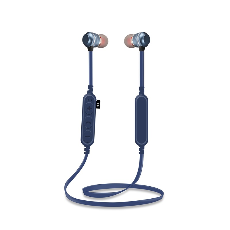 MS-F4入耳式蓝牙耳机 5.0 磁吸功能TF卡播放运动无线蓝牙