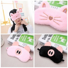 新貨批發卡通貓咪愛心冰敷睡眠眼罩冰眼罩護眼眼罩