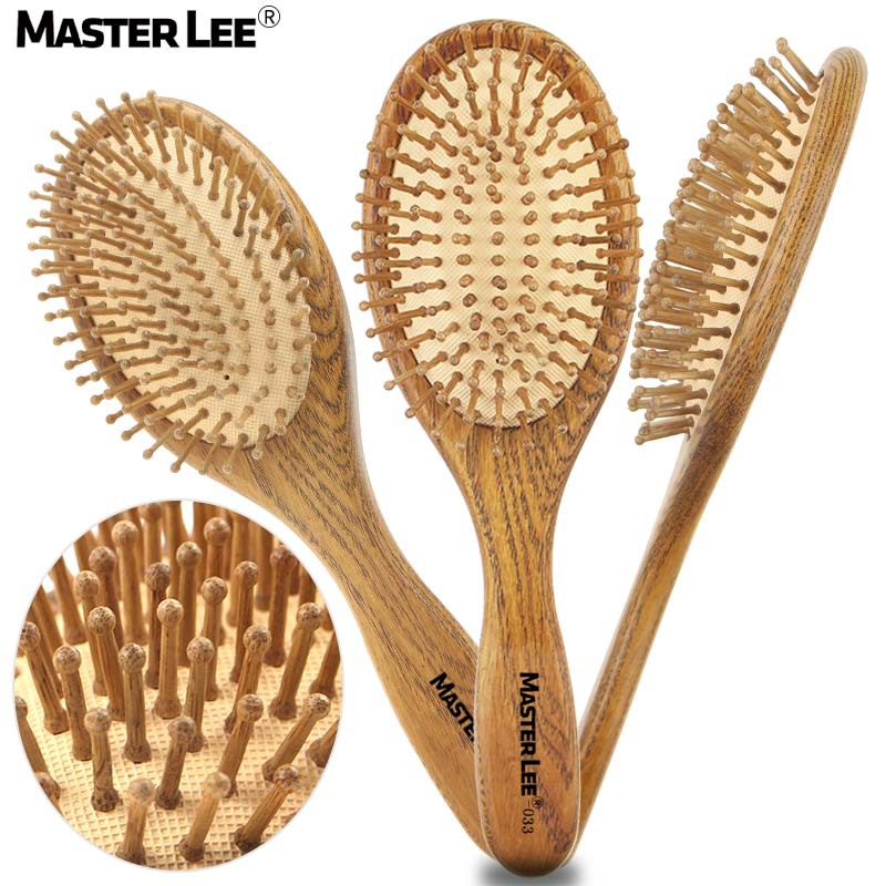 Maestri 핫 세일 안나 에어 쿠션 마사지 빗 나무 바늘 두피 헤어 케어 헤어 케어 빗 에어 백 나무 빗 도매
