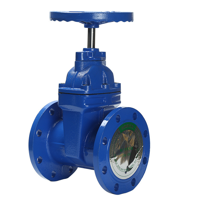 厂家供应信号法兰暗杆弹性座封沟槽软密封防盗闸阀球墨铸铁阀门