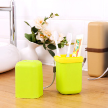 出差旅行洗漱杯牙刷盒行李箱牙具防水收纳盒小清新便携洗漱盒批发