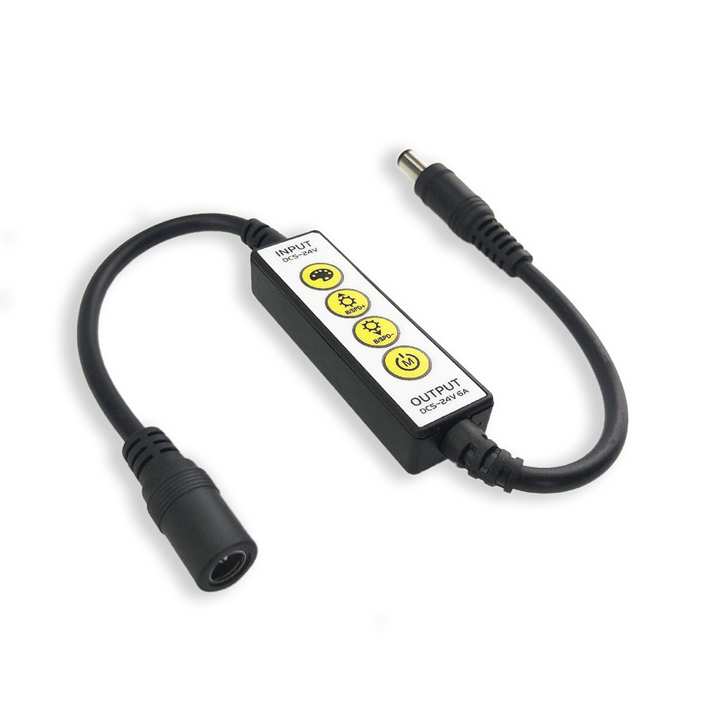 Four -key mini dimmoral monochrome lighting device LED constant pressure lighting controller High -quality Dimmer