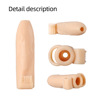 Penis sleeve transparent crystal wolf tooth set simulation and thickened men's adult erotic supplies factories wholesale