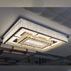 LED crystal stainless steel, modern and minimalistic ceiling light, rectangular lights for living room for bedroom