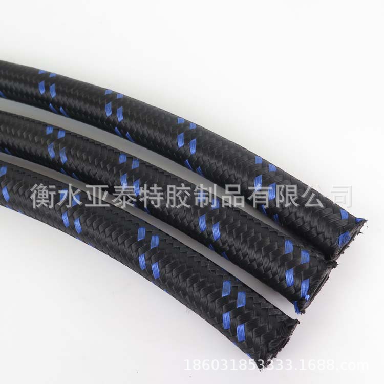 工程机械用外编黑色或彩色棉线 SAE 100 R5胶管织物编织管