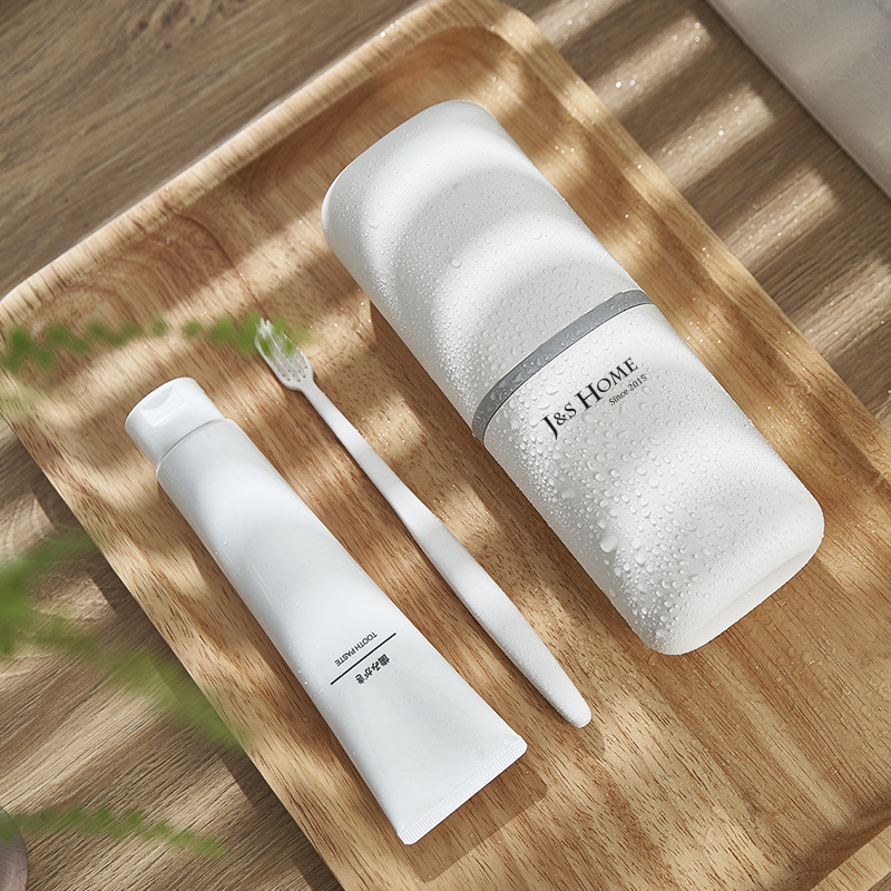 Portacepillos de dientes portátil caja de cepillo de dientes taza pasta de dientes caja de cepillo de dientes simple creativo enjuague bucal Taza traje de viaje taza de lavado