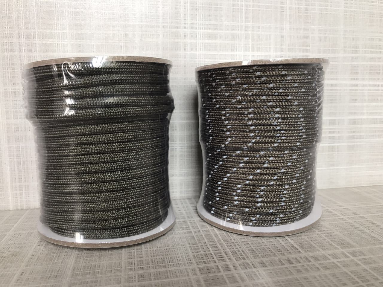 君亿新款 手感柔软 拉力550磅 涤纶材料 颜色齐全七芯伞绳收口绳