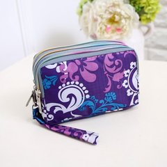 2021 New Nylon Bag for Women Hand-held Creative Print Women's Wallet Ins Trendy Zipper Small Bag