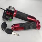 红屏米粒锁+巡航A款电动车转把电动车配件调速把节气门手把