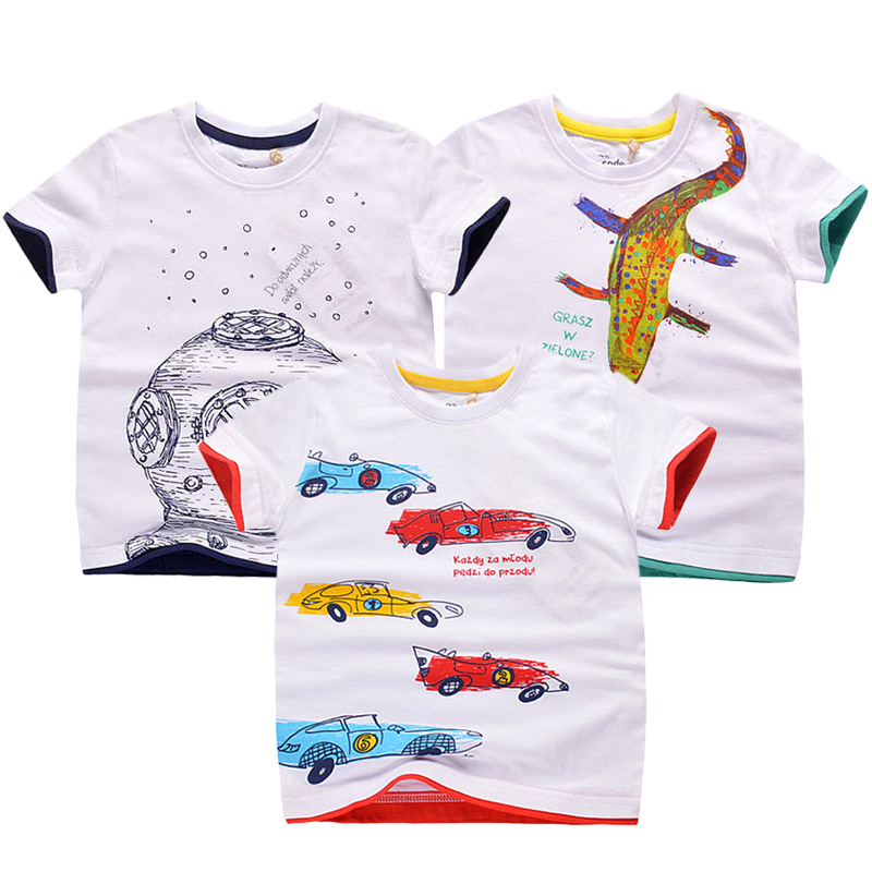 Summer cotton short sleeve T-shirt for boys, direct factory sales, 2020, children's clothing 2