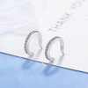 Ear clips, sexy earrings, accessory, Korean style, simple and elegant design, no pierced ears