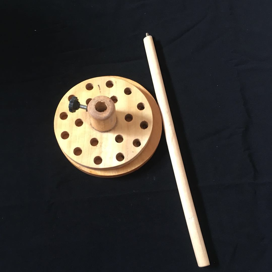 木质移液管架 圆盘管架 大肚吸管架 圆形刻度吸管架