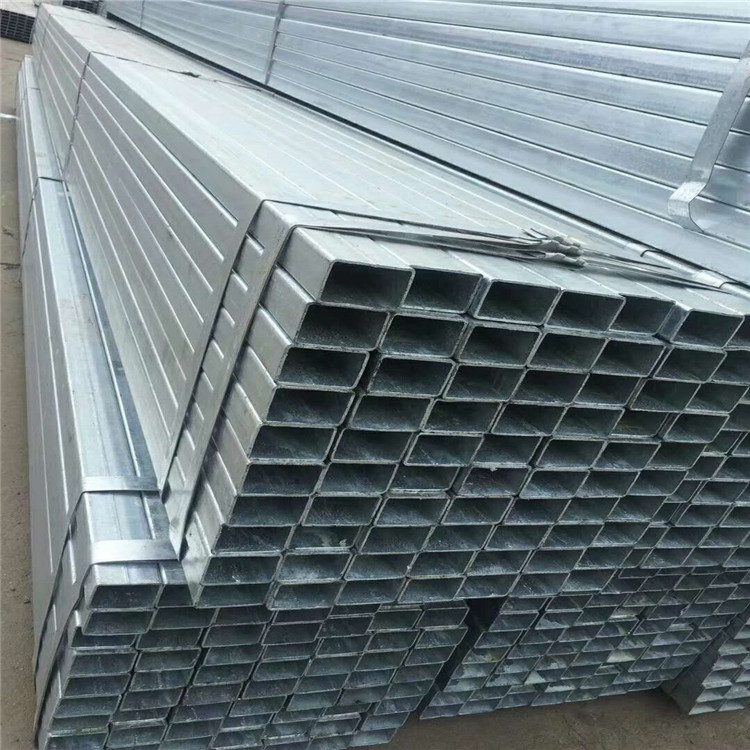 热镀锌方矩管现货直发 40*80镀锌方矩管 大口径厚壁镀锌方管