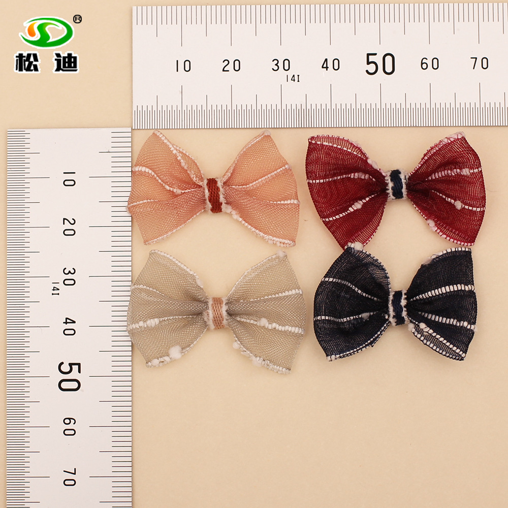 2.5雪纱韩版蝴蝶结2