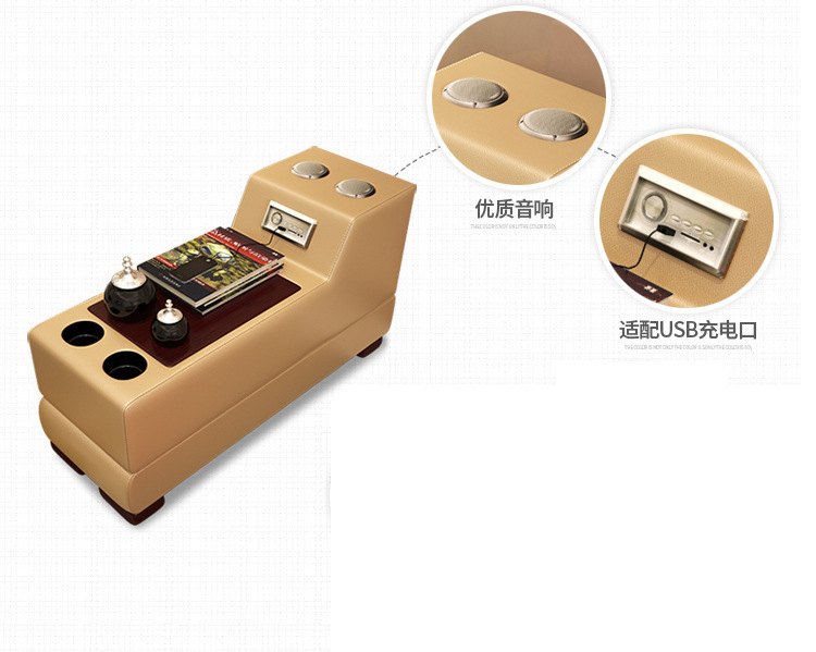 Embedded Audio Smart Sofa Psychological Relaxation Chair with Bluetooth Amplifier System, Optional Led Light and Stereo