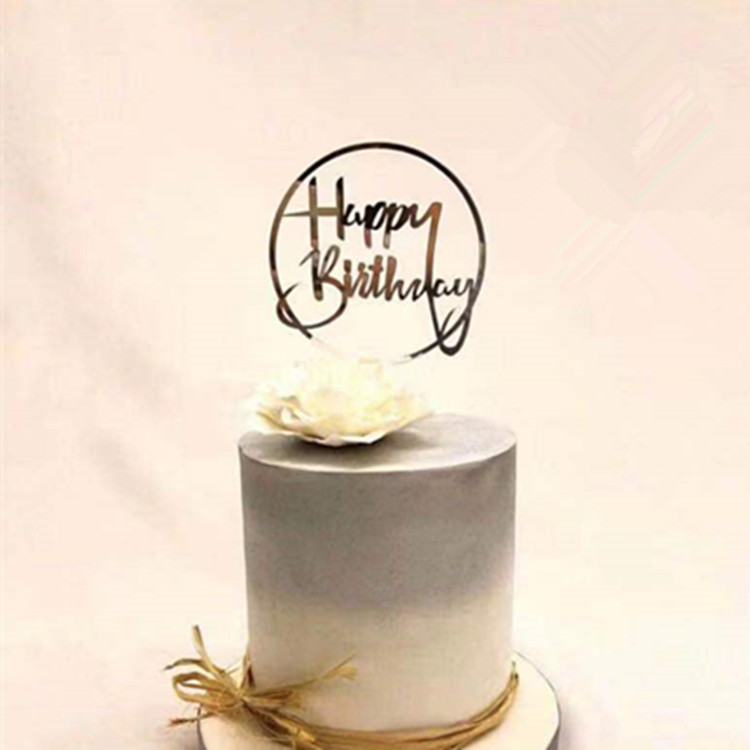 Birthday Letter Arylic Party Cake Decorating Supplies 1 Piece display picture 1