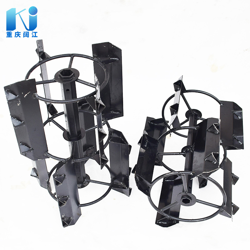 水田轮 微耕机水田刀具汽油柴油农耕机耙田轮冬水田 农机23轴32轴