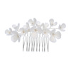 Sophisticated ceramics handmade, hair accessory for bride, flowered, European style, wholesale