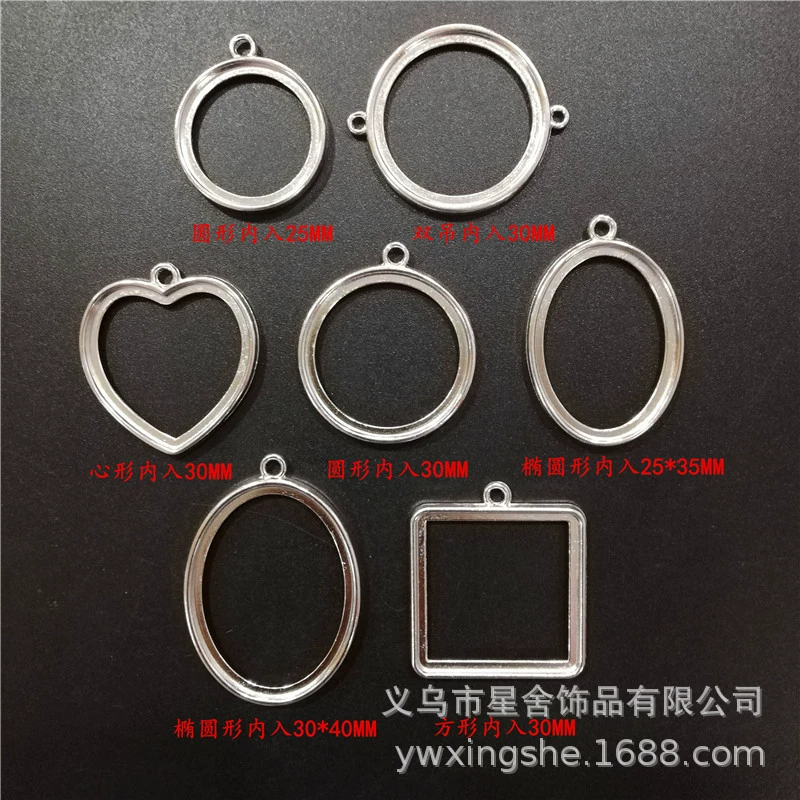 Accessory, metal double-sided accessories, wholesale, with gem