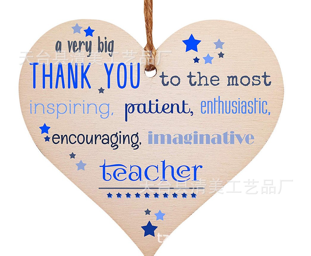 40 estilos nuevo 100mm amor madera chip colgante 1 Pack