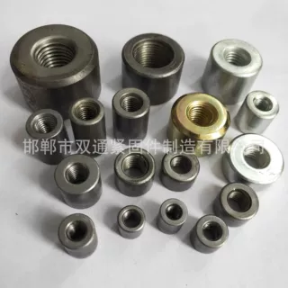 双通冷镦M5-M22圆螺母专业厂家 加厚焊接圆柱螺母 细牙台阶圆螺母