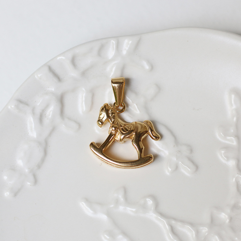 3g Weight PVD Coated Gold Plating Process Pendant Jewelry Making Type Real Gold Plated Plating Material DIY Jewelry Accessories Classification 1 Piece Quantity 304 Stainless Steel Material Moon, Rose Pattern Retro, Simple Style Style Waterproof Non Tarnish Craft 1 Piece 304 Stainless Steel PVD Coated Real Gold Plated Moon Rose Pendant DIY Jewelry Accessories 13
