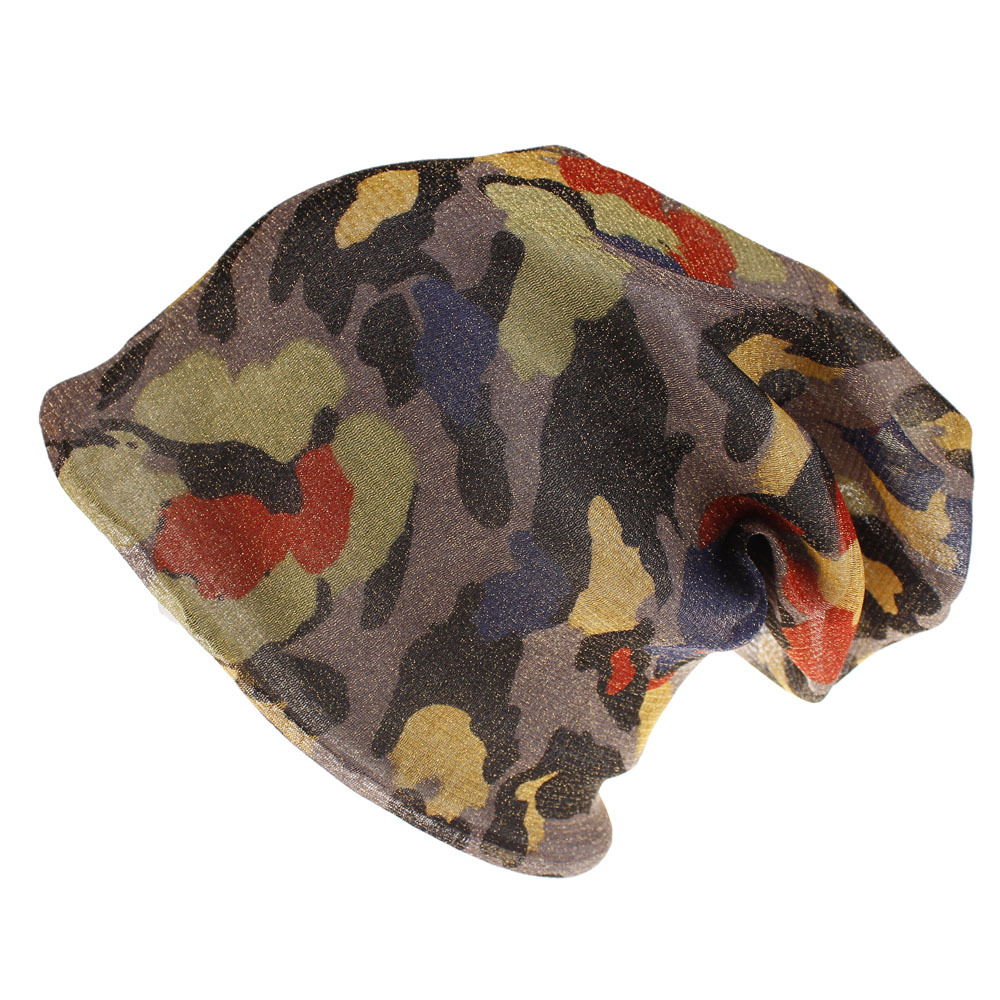 Spring Fashion New Hooded Cap Casual Hat Indoor Sleeping Cap Printed Bohemian Loose Female Hat display picture 34