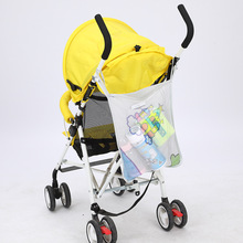 婴儿推车置物挂袋多功能收纳袋网袋兜宝宝伞车挂包储物蓝伞车通用