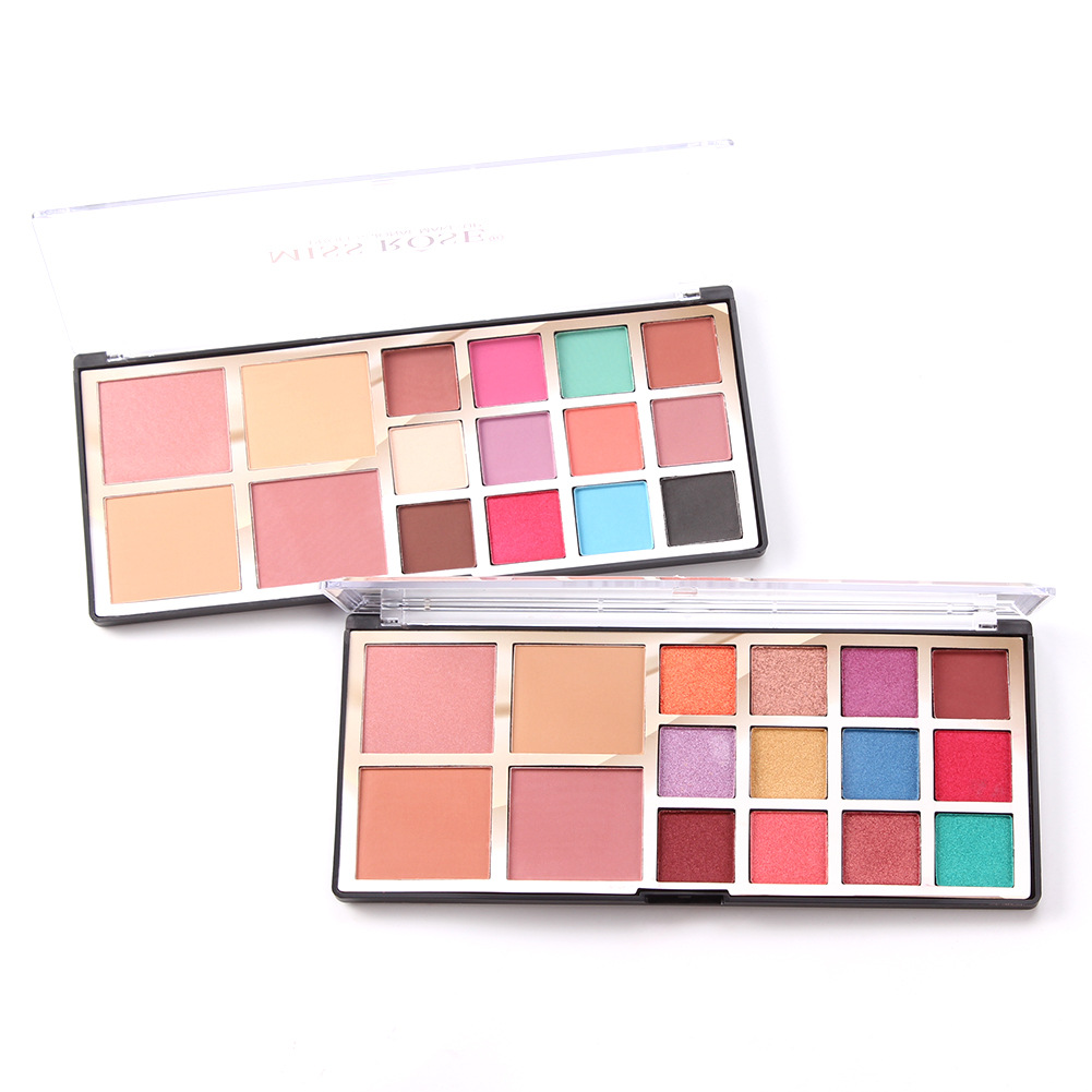 Eyeshadow Blush Beauty Pearlescent Matte Lazy Eyeshadow Palette display picture 2