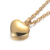 Pendant heart-shaped stainless steel, necklace, perfume, accessory, wholesale