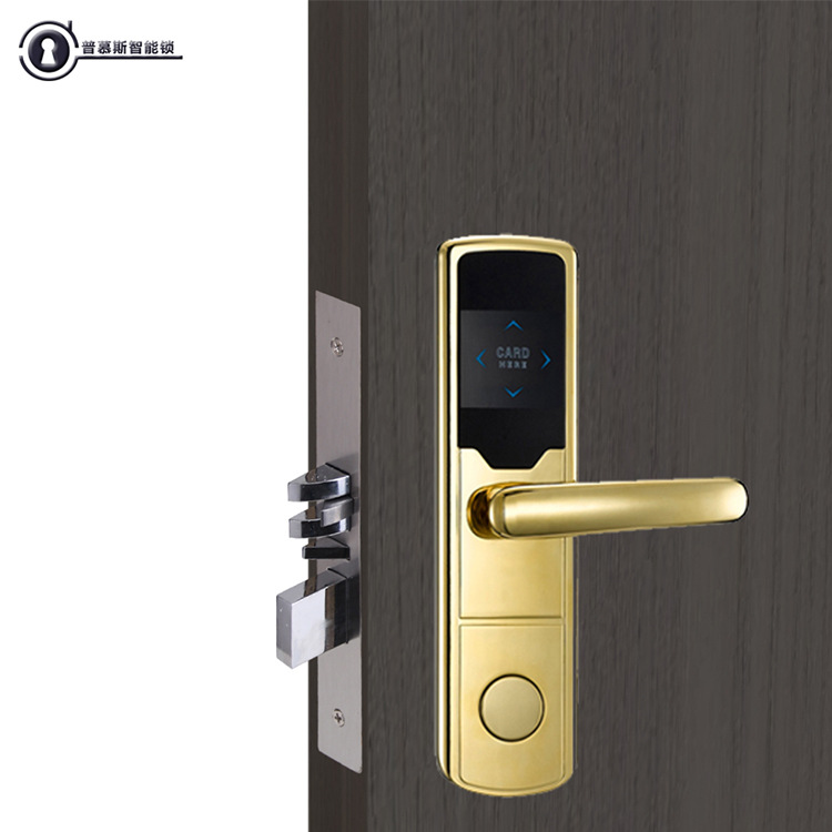 厂家直供 畅销款酒店锁 不锈钢公寓锁 刷卡智能锁具