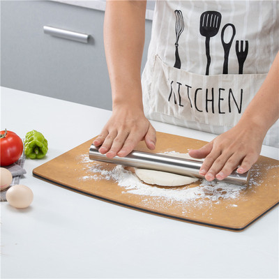 廚房304面棍不鏽鋼擀面杖餃子皮烘焙工具壓面包披薩餅杆面棒實心